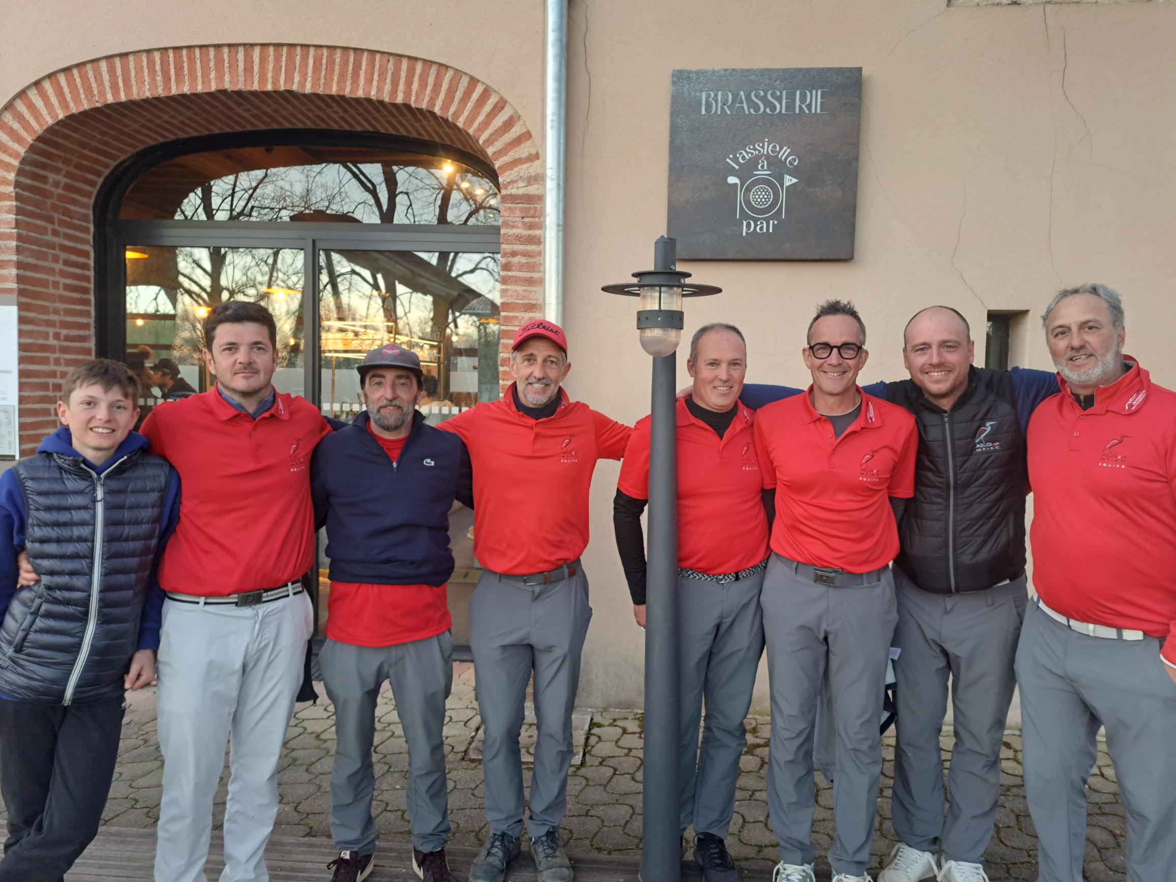 Equipe hommes terminant 3ème au championnat du Tarn 2026 à Albi